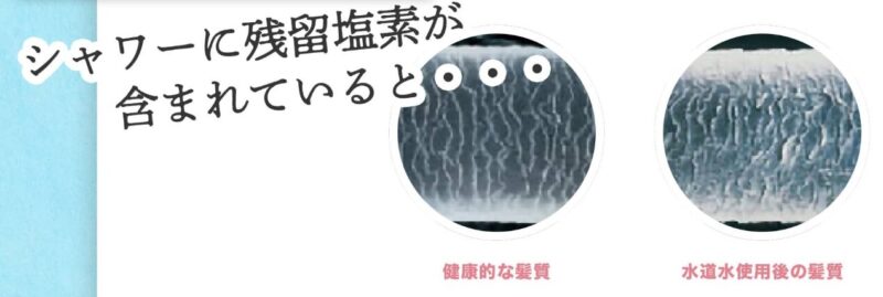 塩素が髪に与えるダメージ