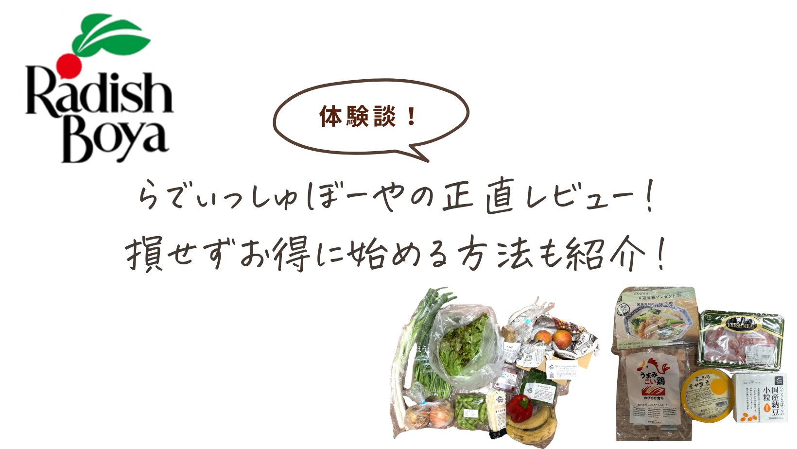 【体験談】らでぃっしゅぼーやの正直レビュー！損せずお得に始める方法も紹介！